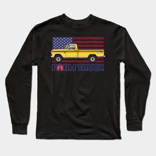 Usa Yellow Long Sleeve T-Shirt